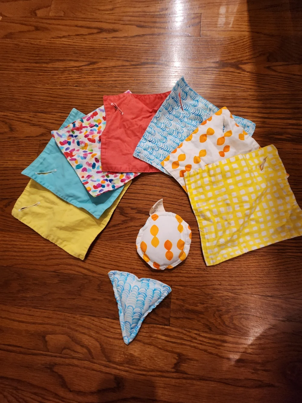 Lovevery Magic Tissues And Geometric Shape Bean Bags Replacement Pieces